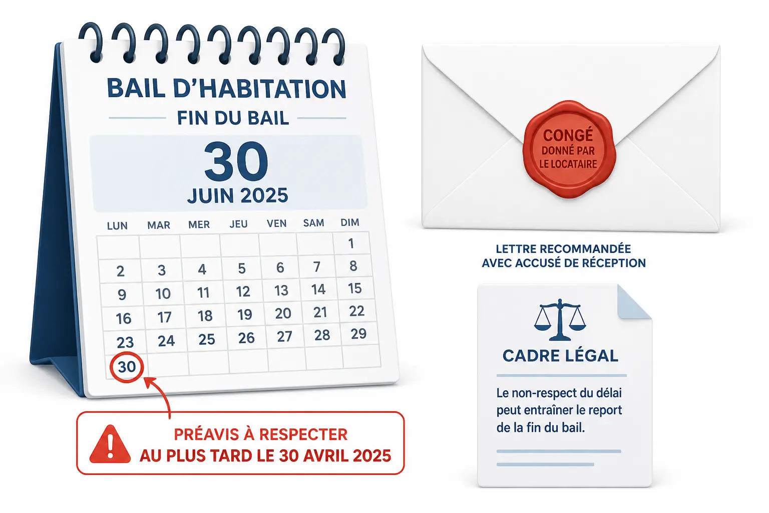Mon propriétaire veut récupérer son bien quels sont mes droits : calendrier, préavis et congé formel